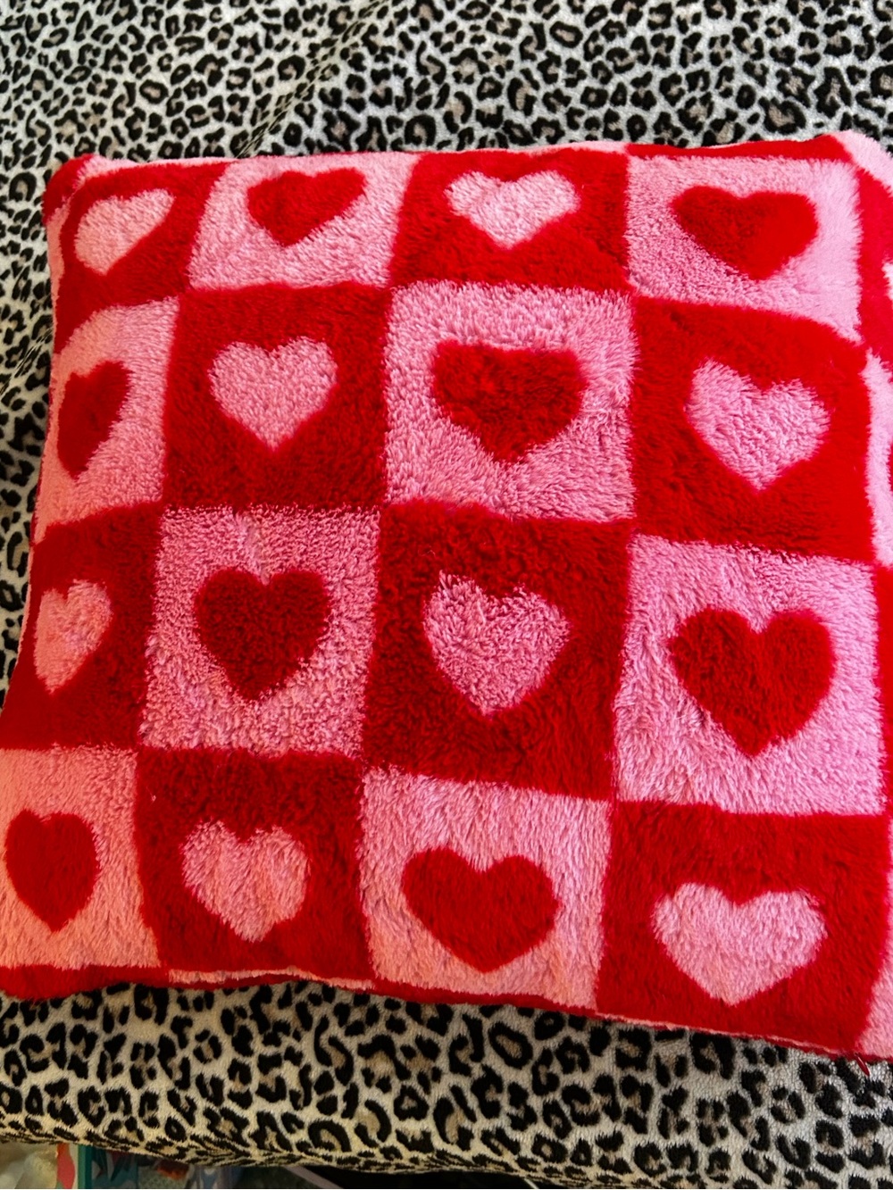Large Heart Plush Throw Pillow, Brand New, Really Soft